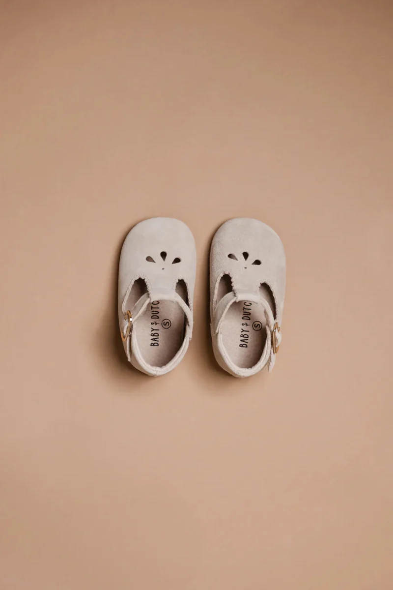 Baby Dutch Baby Schoentjes Evi Sand Suede - Image 5