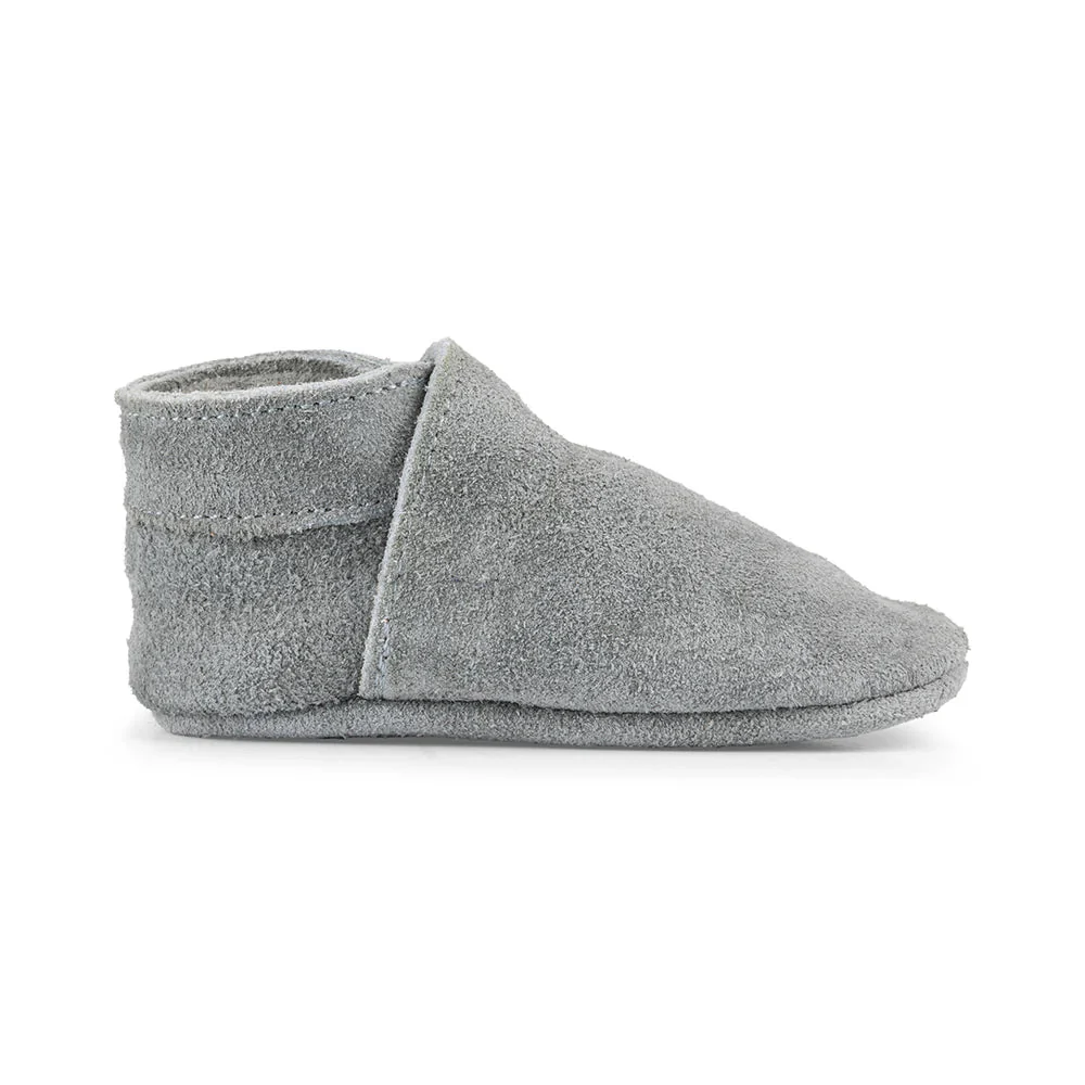 Baby Dutch Babyslofjes Uni Grey Suède - Image 2
