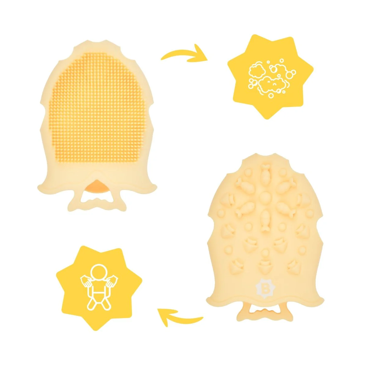 Babymoov Babyborstel Silicone Massage - Image 4