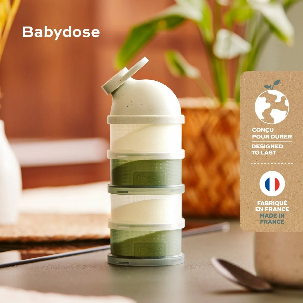 Babymoov Melkpoedertoren Green Sage - Image 3