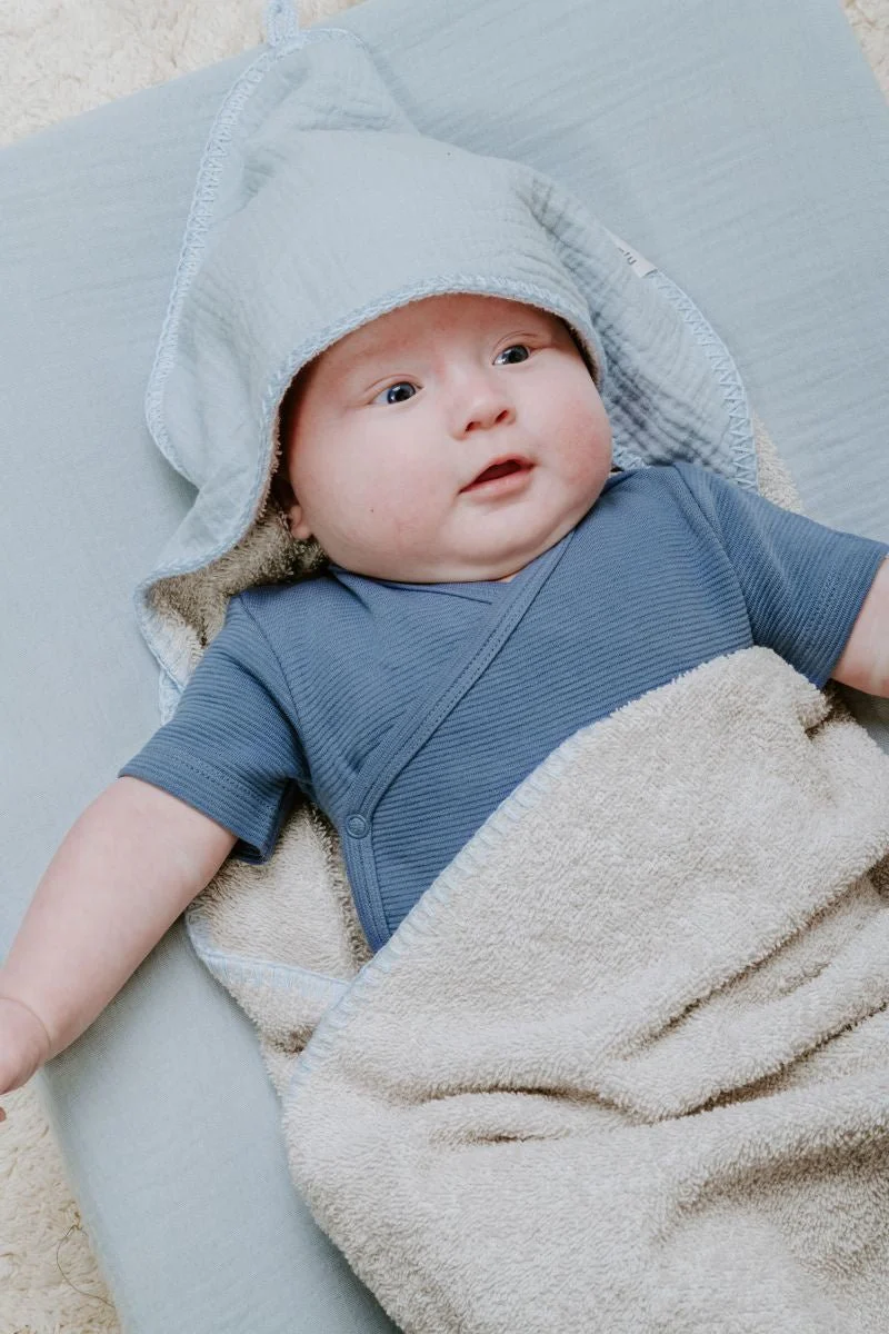 Baby's Only Badcape Baby Fresh Misty Blue - Image 2