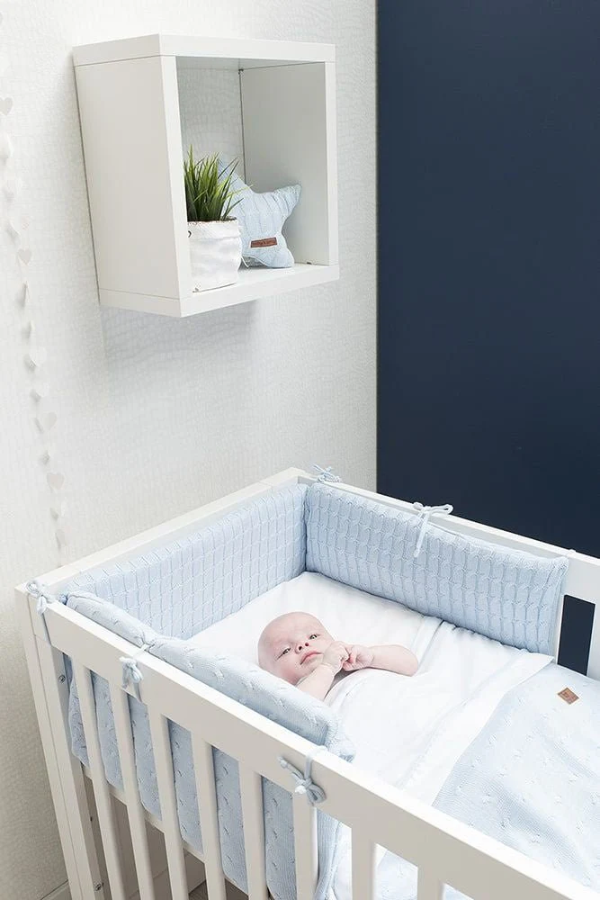 Baby's Only Bedomrander Cable Baby Blauw - Image 2