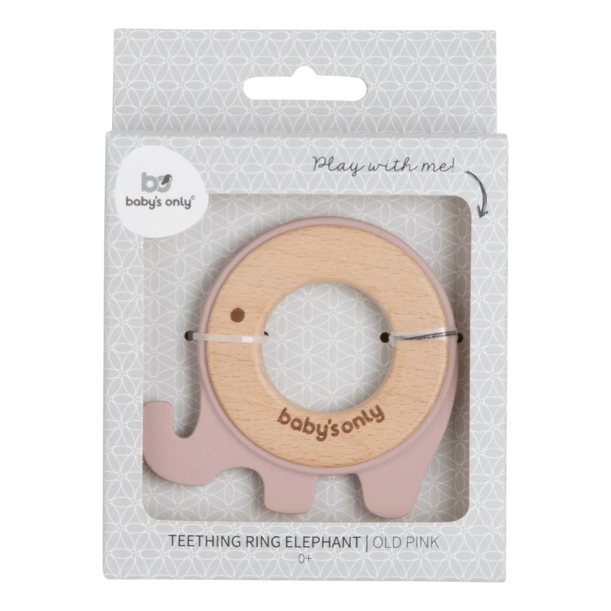 Baby's Only Bijtring Olifant Oud Roze - Image 2
