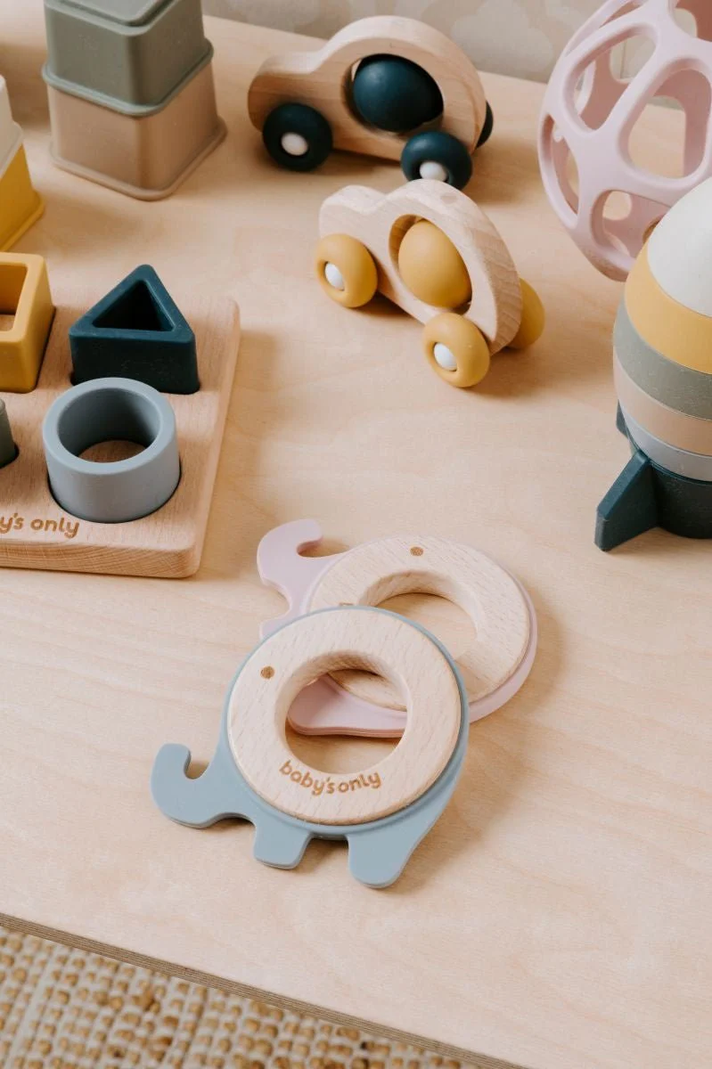 Baby's Only Bijtring Olifant Oud Roze - Image 9