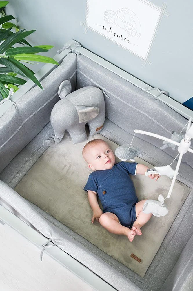 Baby's Only Boxkleed Sparkle Melee Goudmint 75x95cm - Image 4