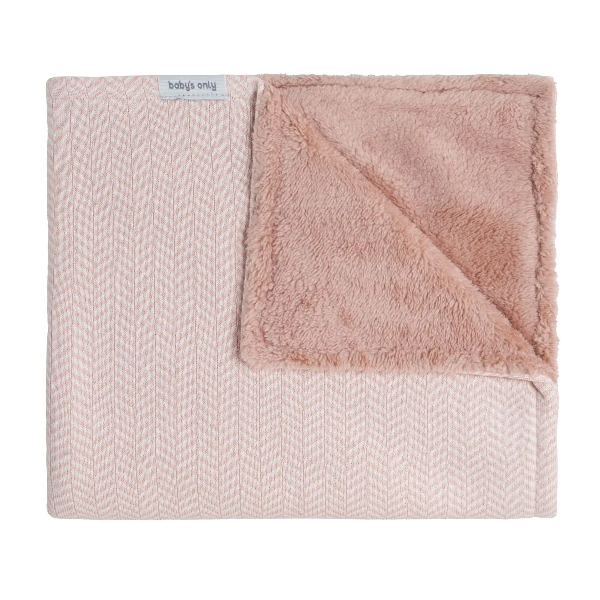 Baby's Only Ledikantdeken 100X135Cm Teddy Dawn Blush/ Ecru