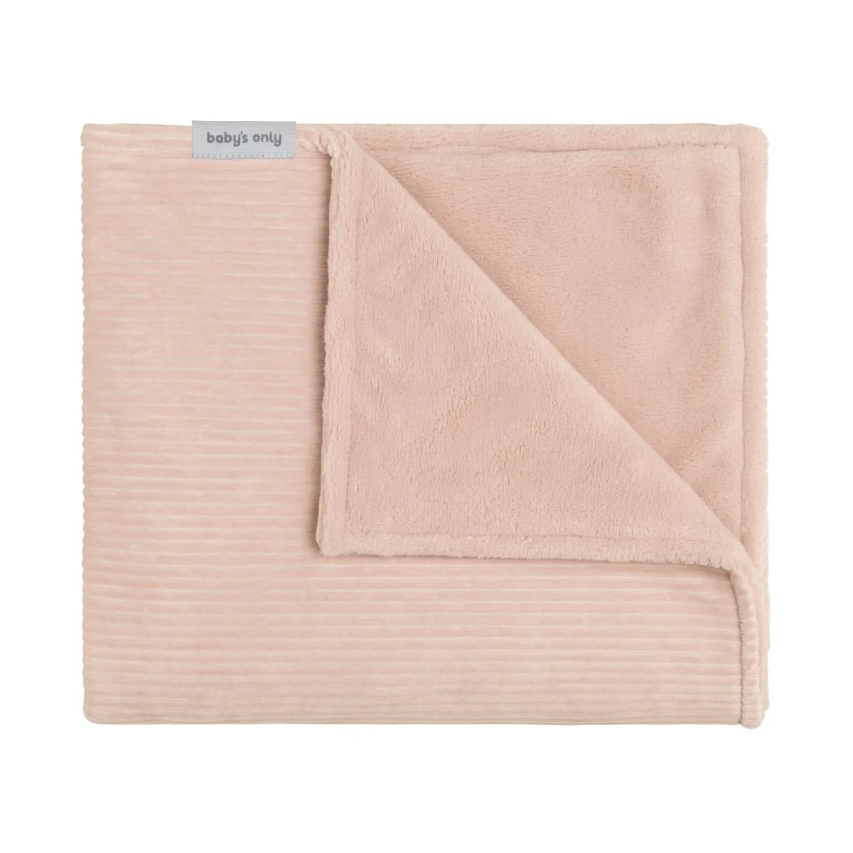 Baby's Only Wiegdeken 70X95Cm Teddy Sense Peach