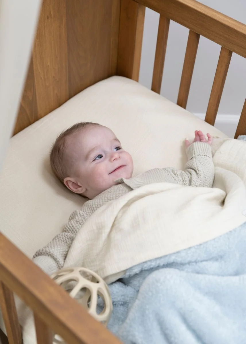 Baby's Only Ledikantdeken Cozy Misty Blue - Image 6