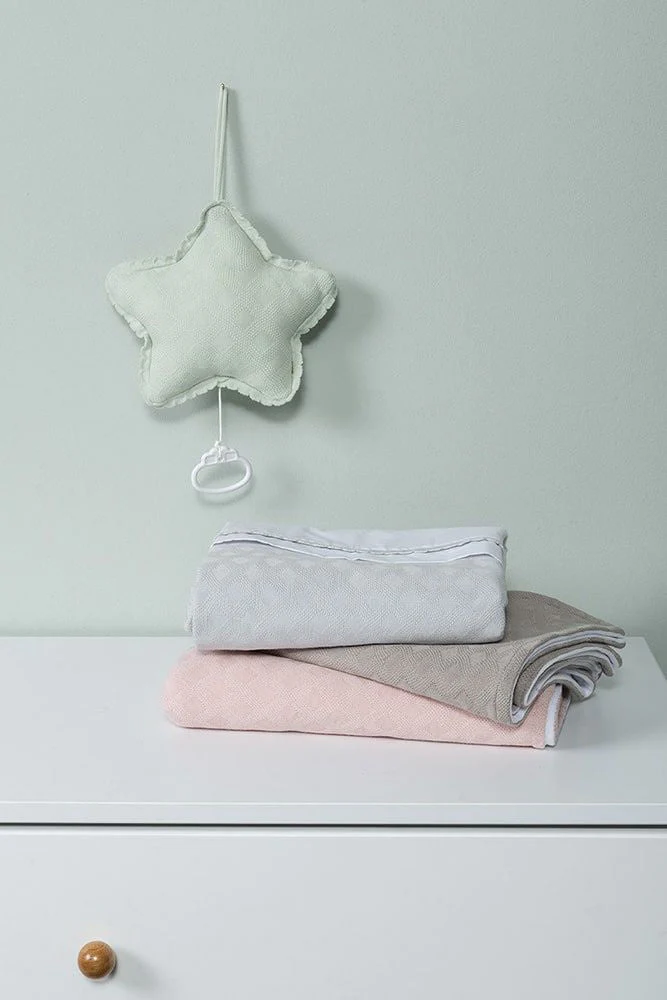 Baby's Only Wiegdeken Chenille Reef Misty Pink - Image 4