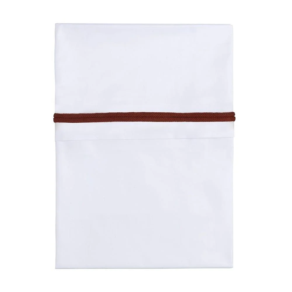 Baby's Only Wieglaken Gebreide Bies Brique/Wit
