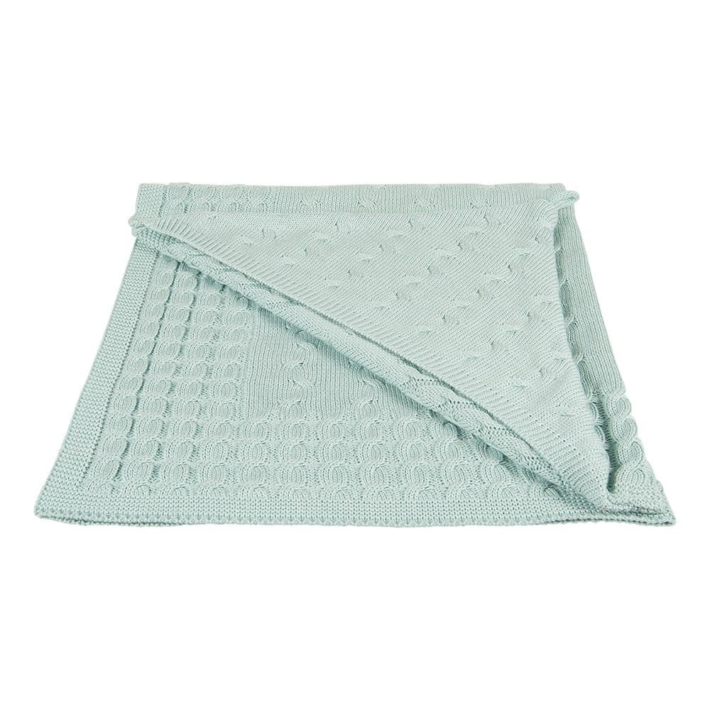 Baby's Only Wikkeldeken Baby Cable Mint
