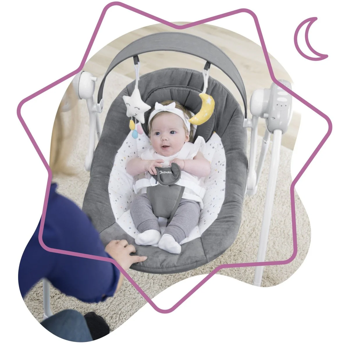 Badabulle Schommel Moonlight Comfort Zonder Adapter - Image 2