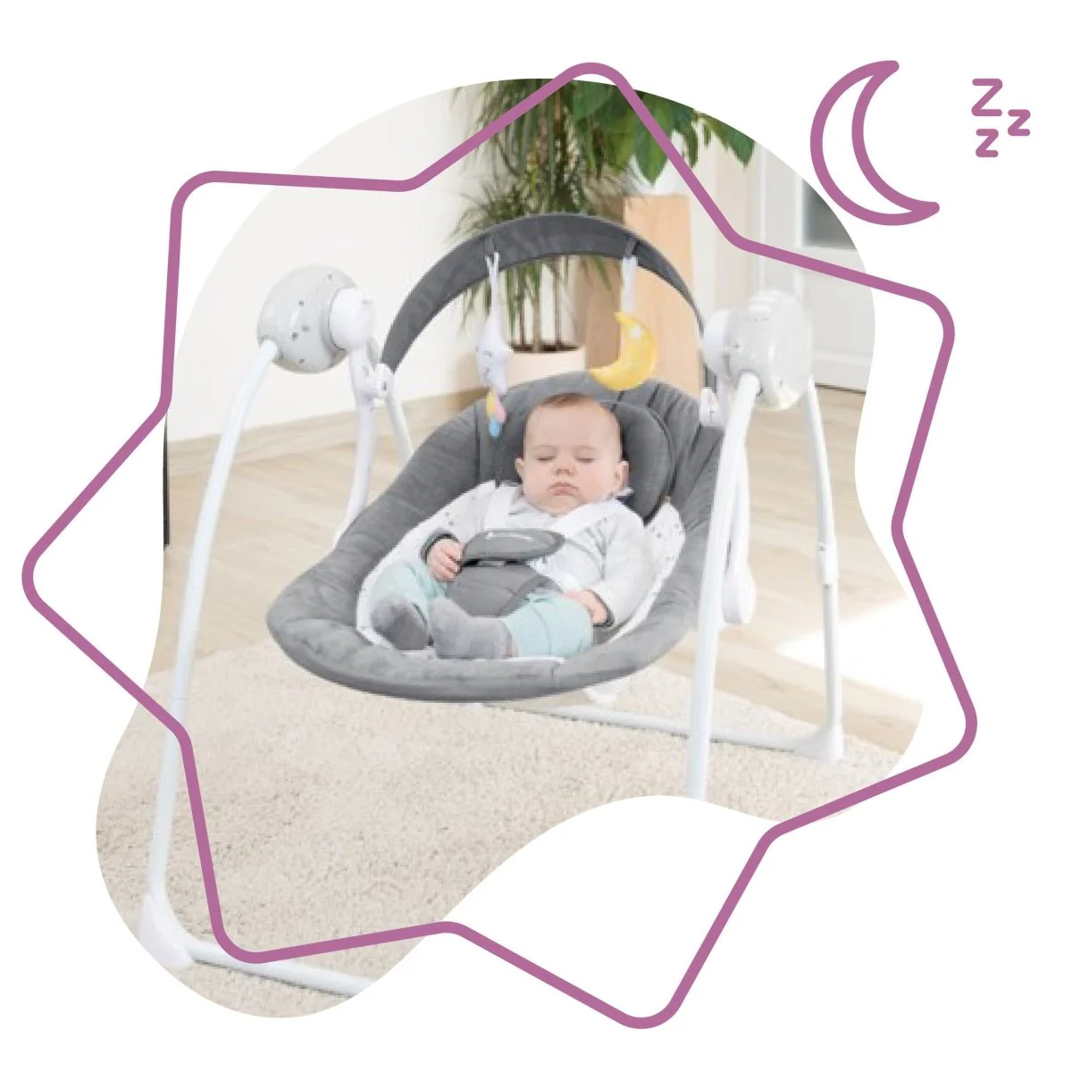 Badabulle Schommel Moonlight Comfort Zonder Adapter - Image 7