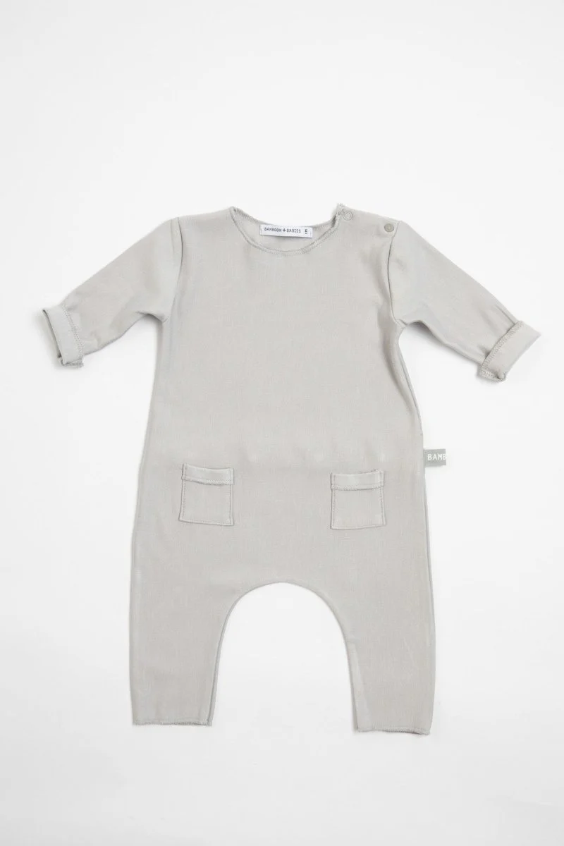 Bamboom Baby Jumpsuit Grijs/Ivoor - Image 2