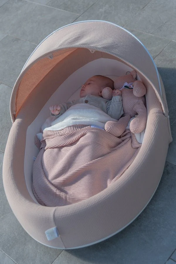 Bamboom Babynestje Nude Pink 56x56x17cm - Image 5