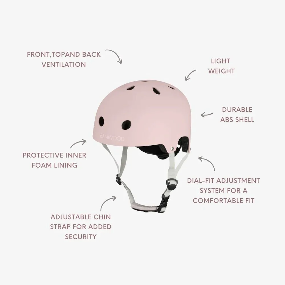 Banwood Kinderhelm Eco Faded Pink - Image 4
