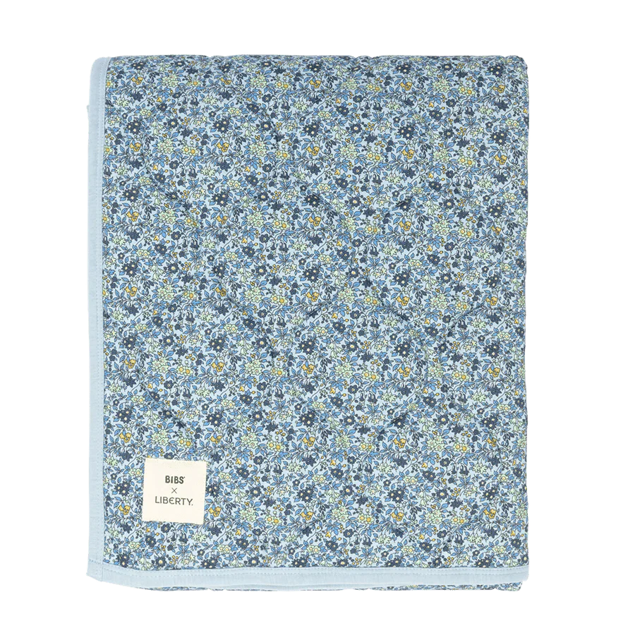 BIBS Babydeken Liberty Chamomile Lawn Baby Blue