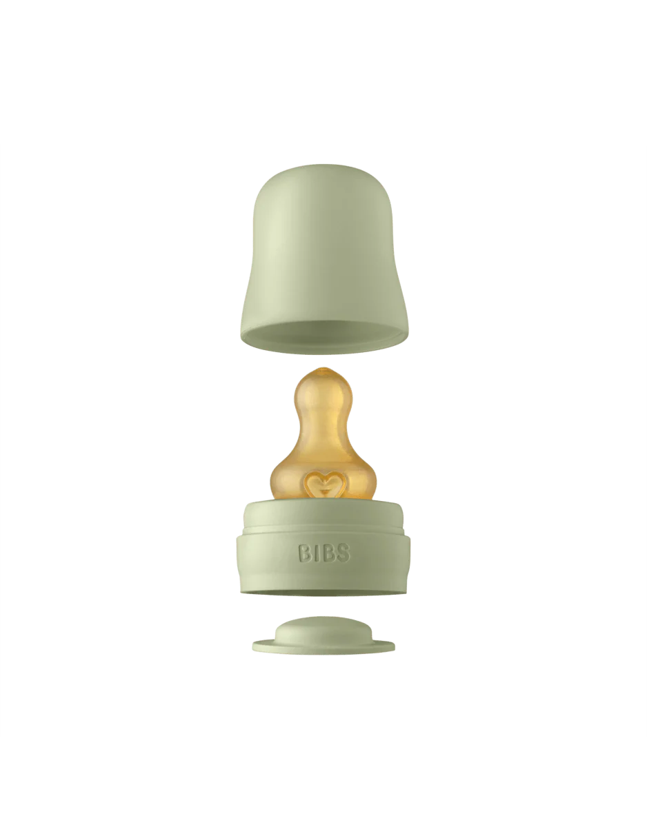 BIBS Babyfles Glas 225ml Sage - Image 2