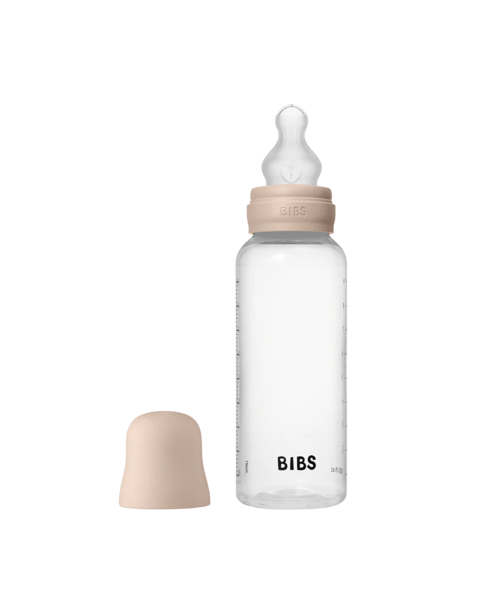 BIBS Flesspeen Rond Silicone 1 Pack 270 Ml Medium Flow Blush