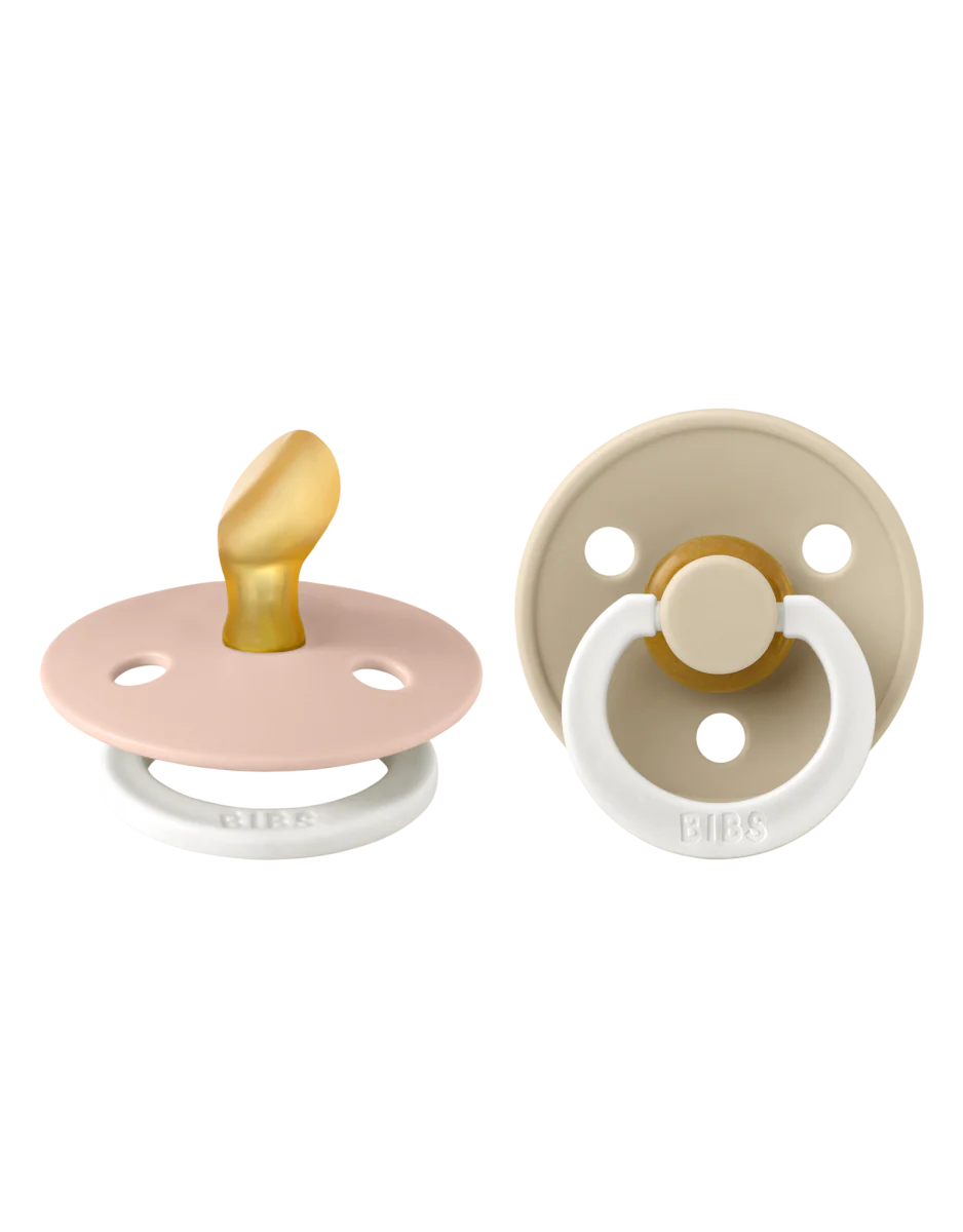 BIBS Speen Maat 1 Anatomical Blush Glow/ Vanilla Glow 2St