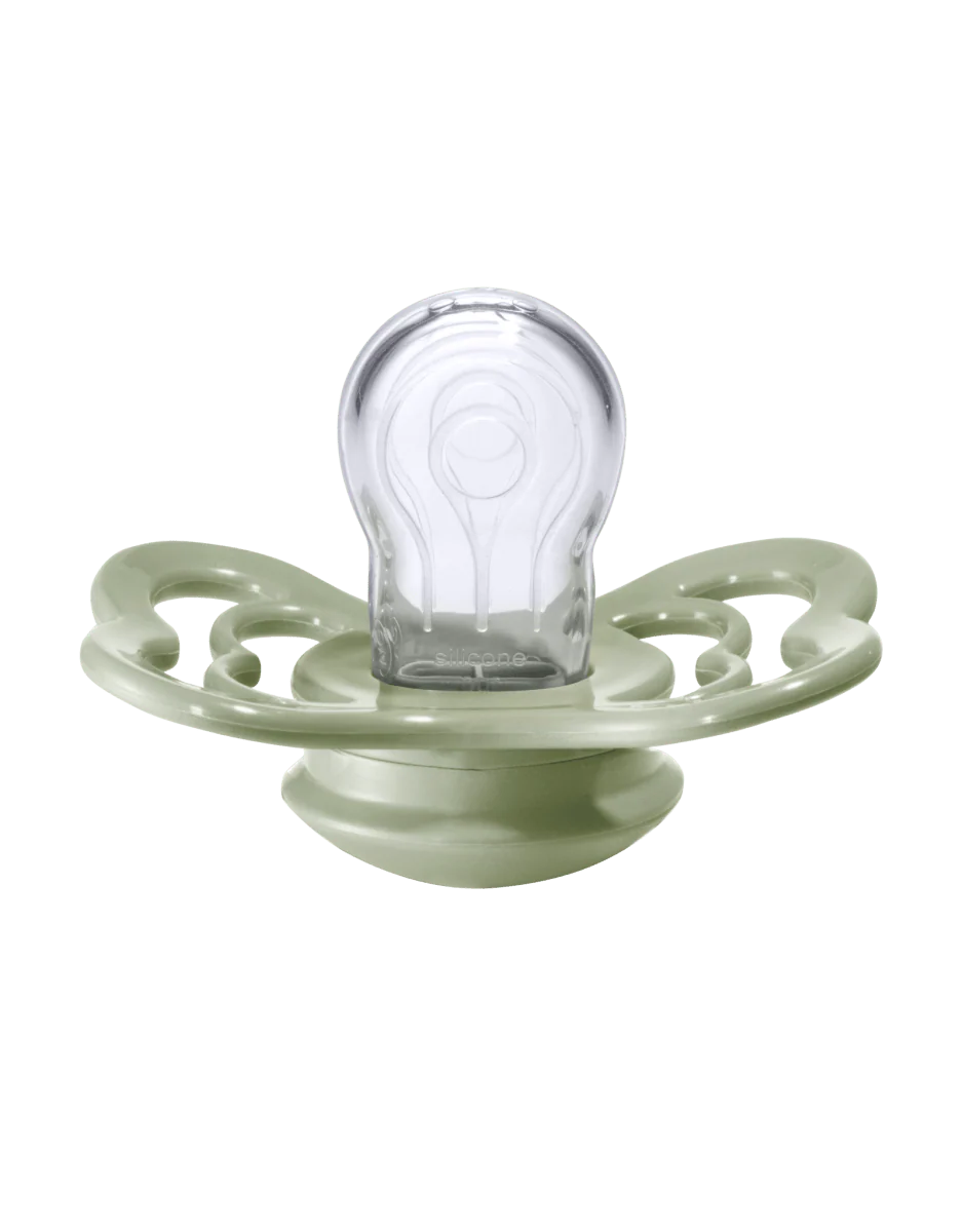 BIBS Speen Maat 1 Ivory/Sage Supreme Silicone 2st - Image 5