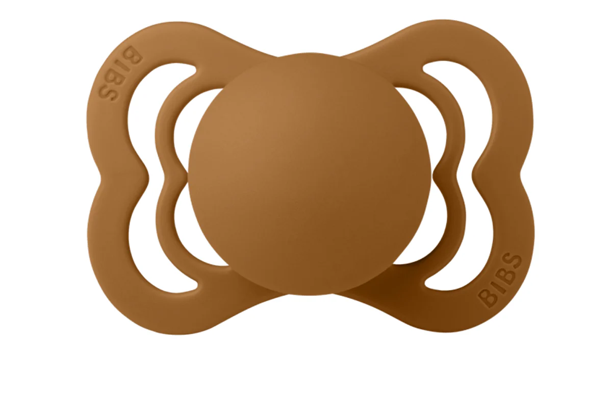 BIBS Speen Maat 1 Latex Supreme Caramel
