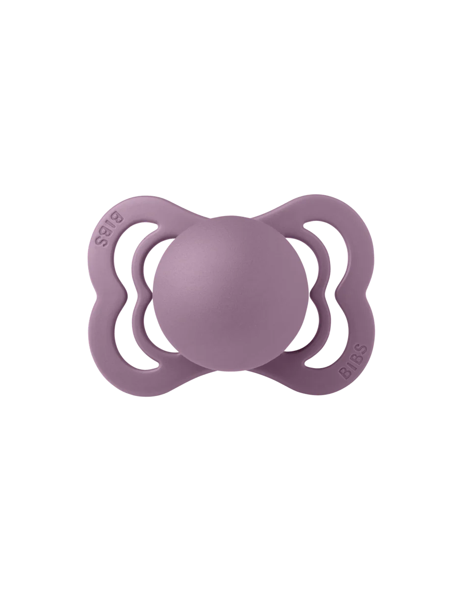 BIBS Speen Maat 1 Silicone Supreme Mauve