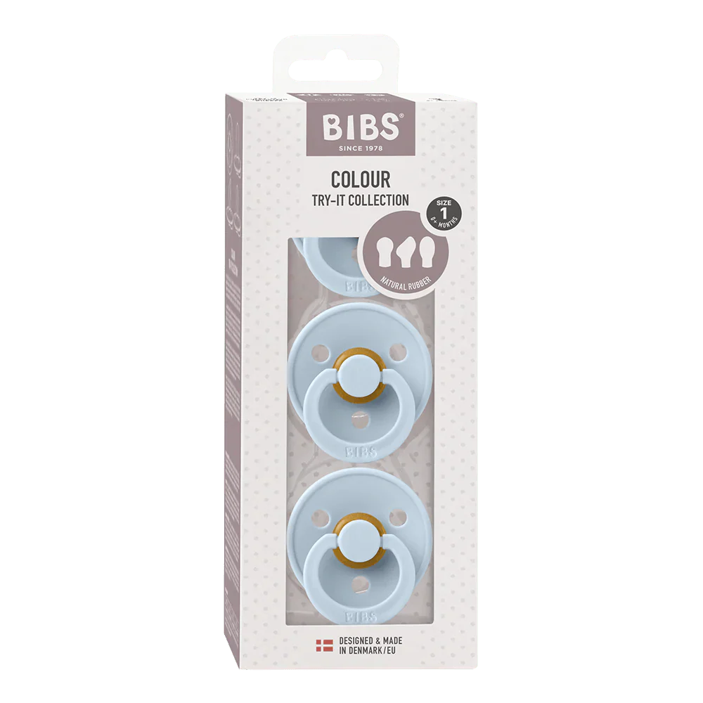 BIBS Speen Maat 1 Try-It Box Baby Blue - Image 5