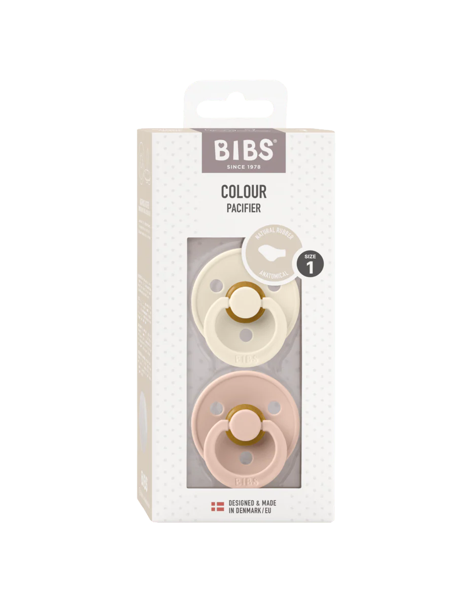 BIBS Speen Maat 2 Latex Anatomical Ivory/Blush 2st - Image 2