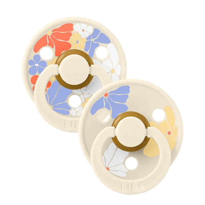 BIBS Speen Maat 2 Morning Bloom/Ivory 2St