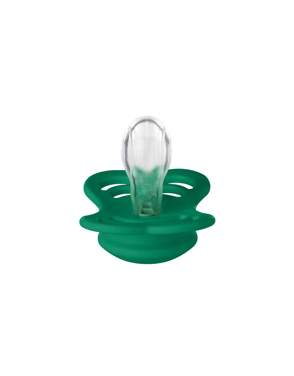 BIBS Speen Maat 2 Silicone Supreme Evergreen - Image 2