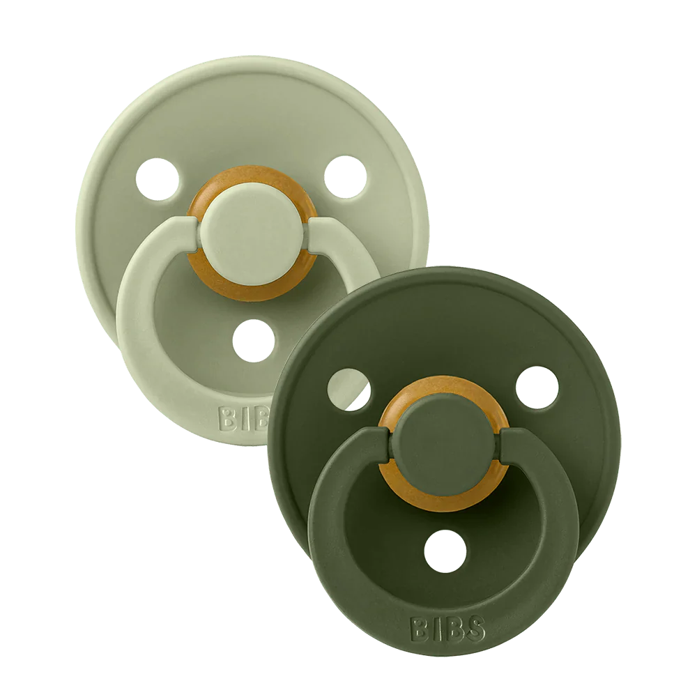 BIBS Speen Maat 2 Symmetrical Sage/Hunter Green 2St
