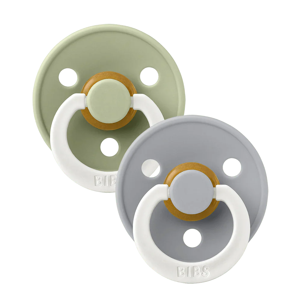 BIBS Speen Maat 2 Symmettrical Sage Glow/Cloud Glow 2St - Image 2