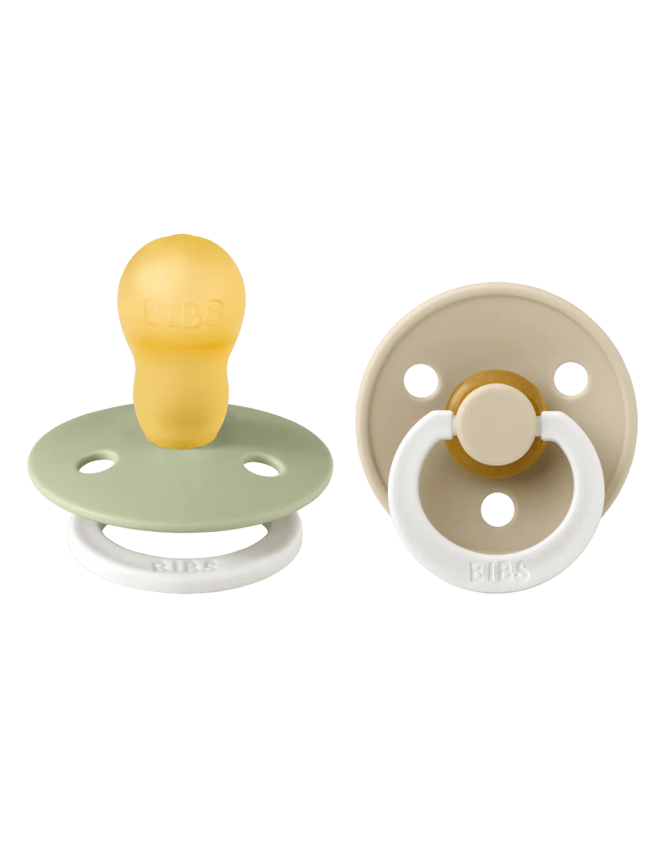 BIBS Speen Maat 3 Sage Glow/Vanilla Glow 2St