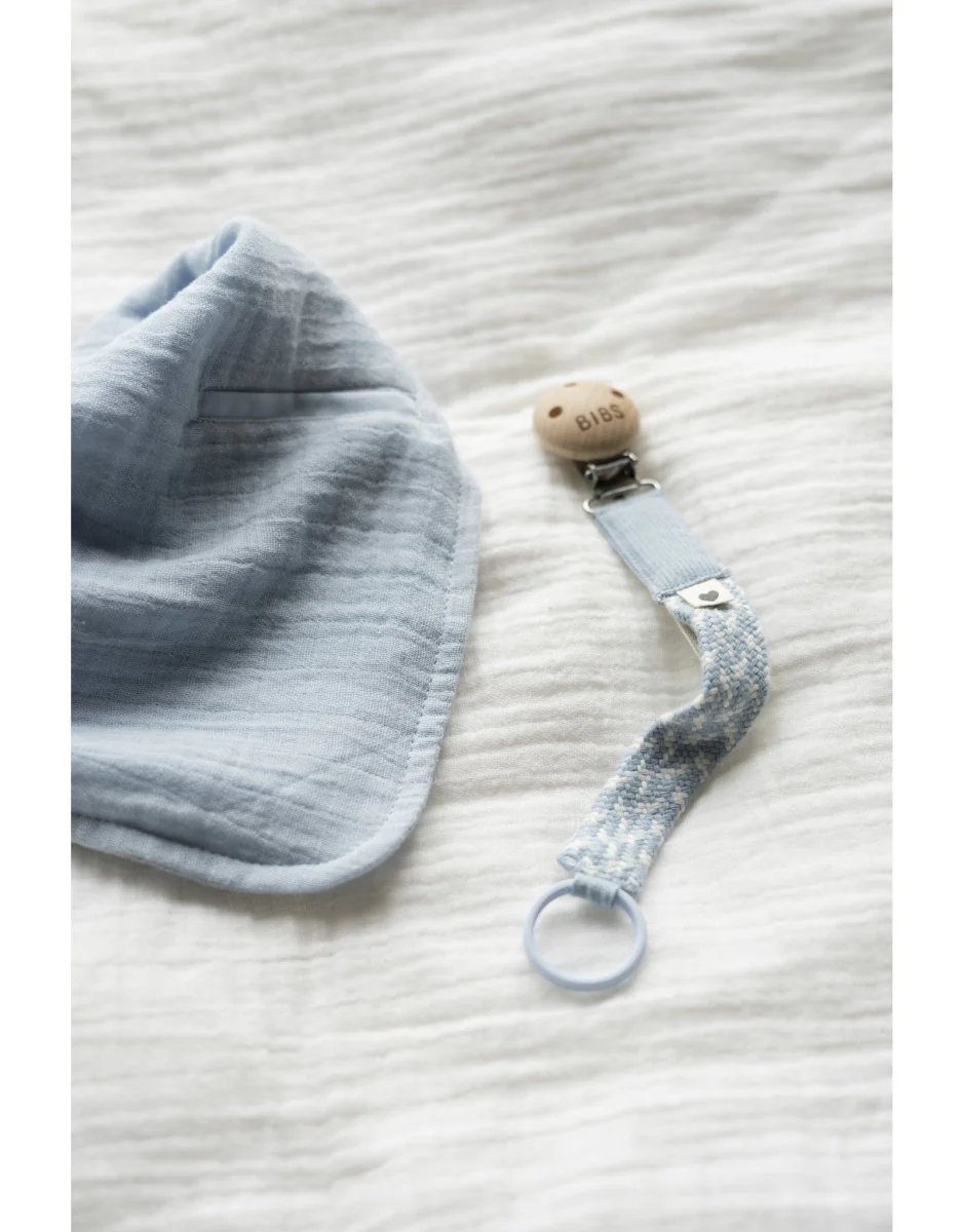 BIBS Speenkoord Baby Blue/Ivory - Image 4
