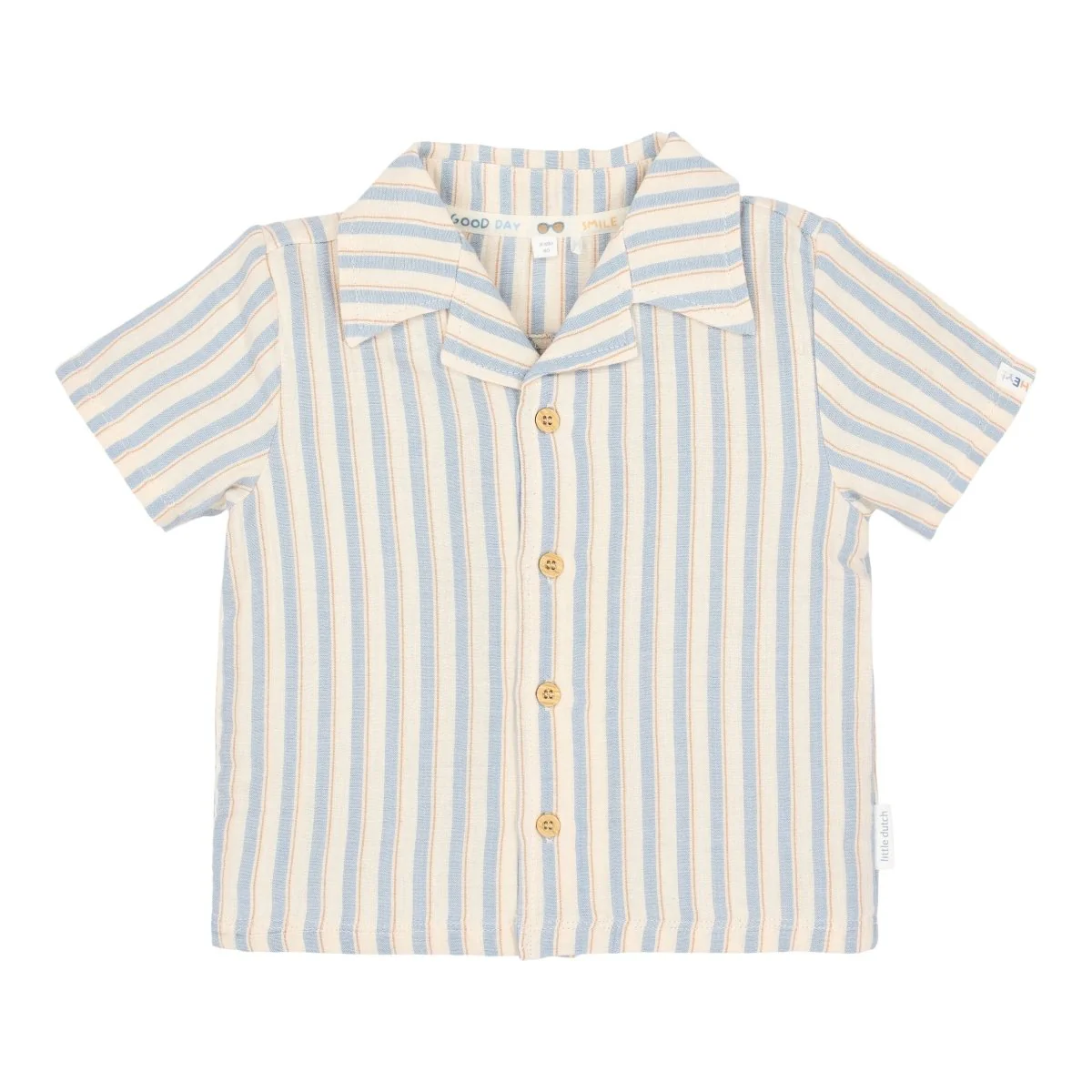 Blouse korte mouw Multi Stripe