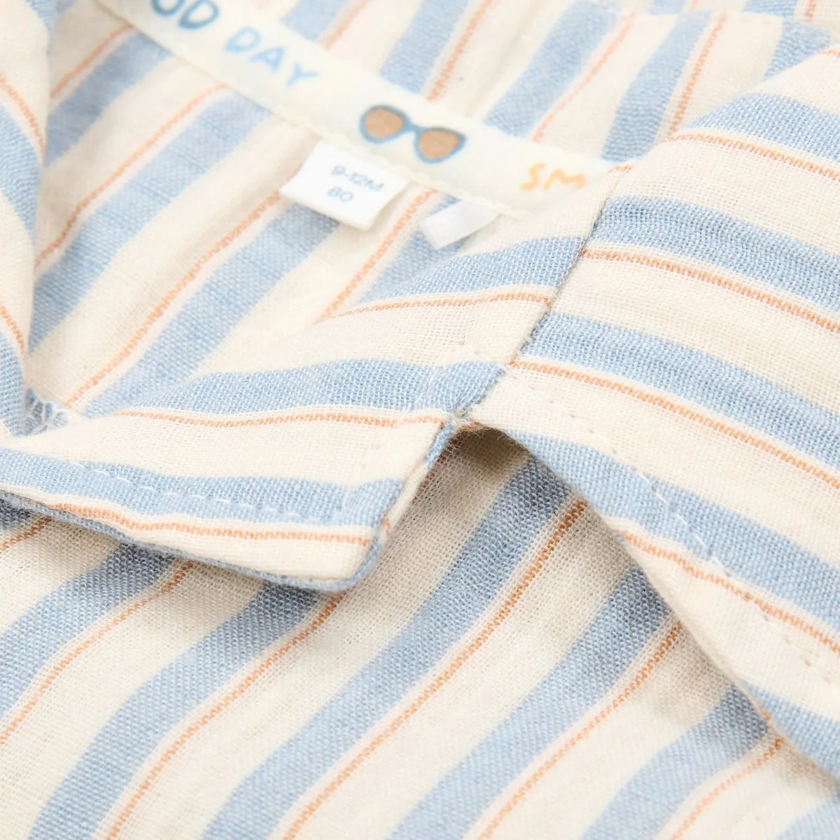 Blouse korte mouw Multi Stripe - Image 3