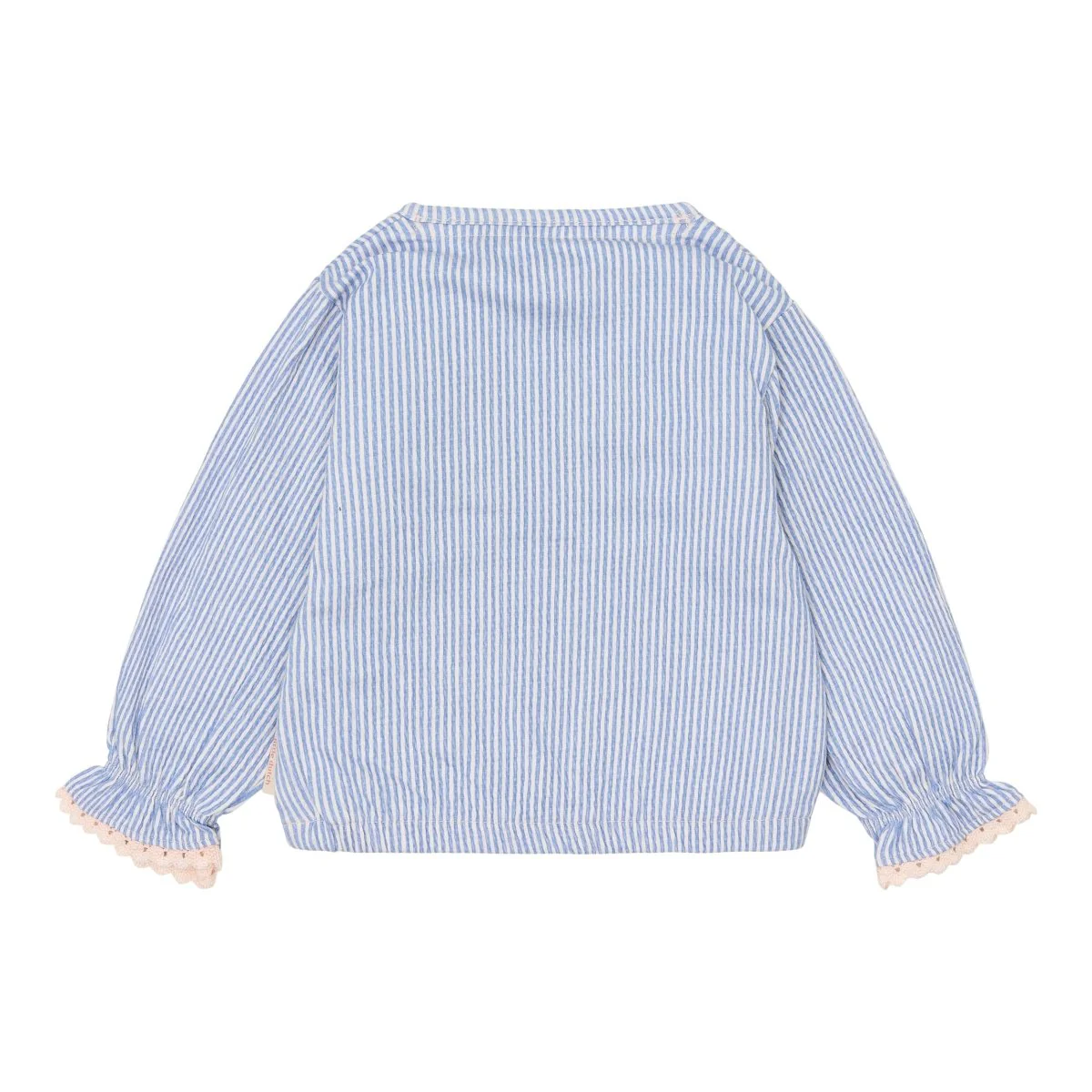 Blouse lange mouw Denim Blue Stripe - Image 2