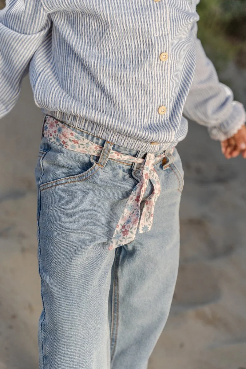Blouse lange mouw Denim Blue Stripe - Image 20