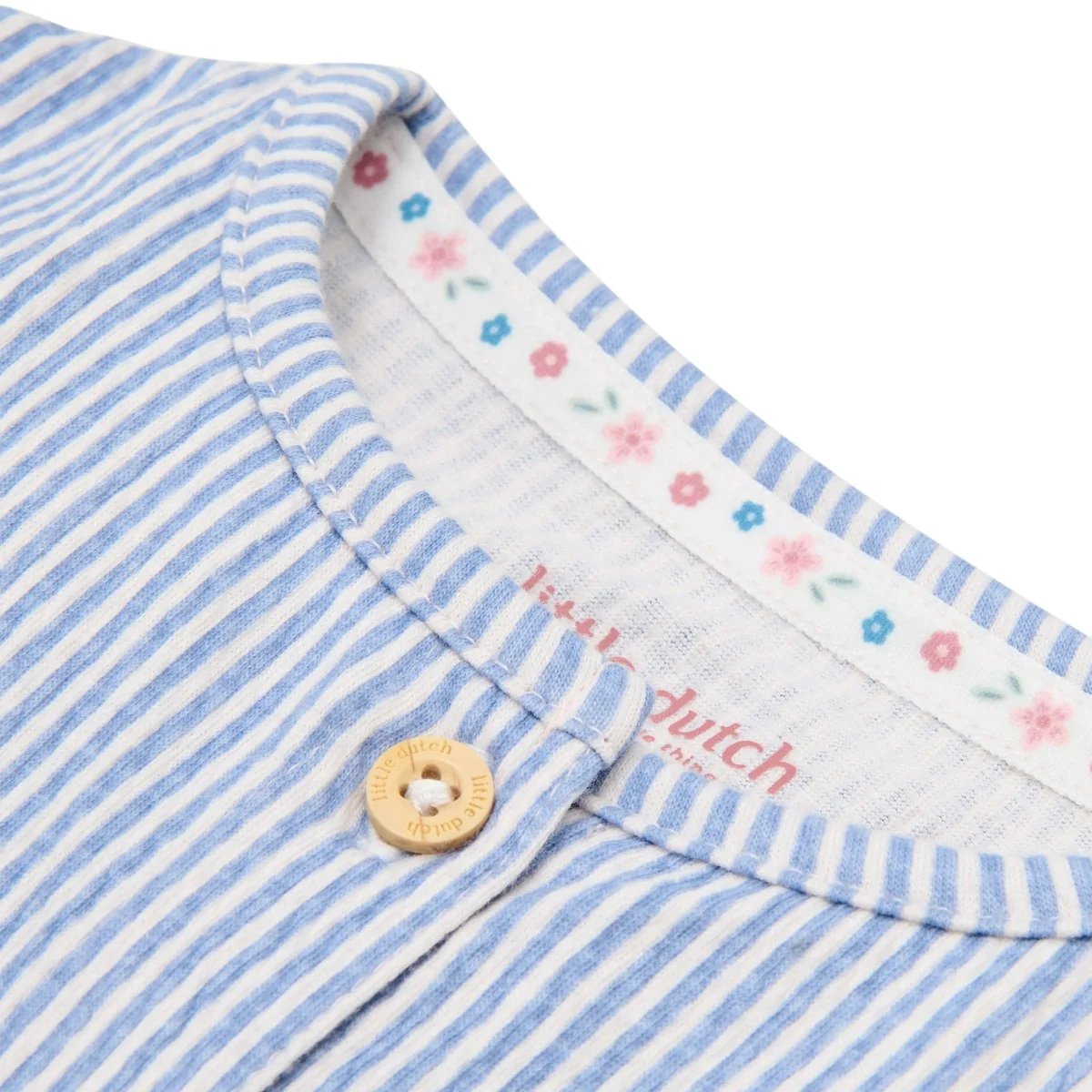 Blouse lange mouw Denim Blue Stripe - Image 3