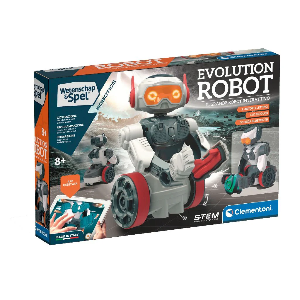 Clementoni Speelgoed Robot Evolutie Robot Met Licht En Geluid - Image 3