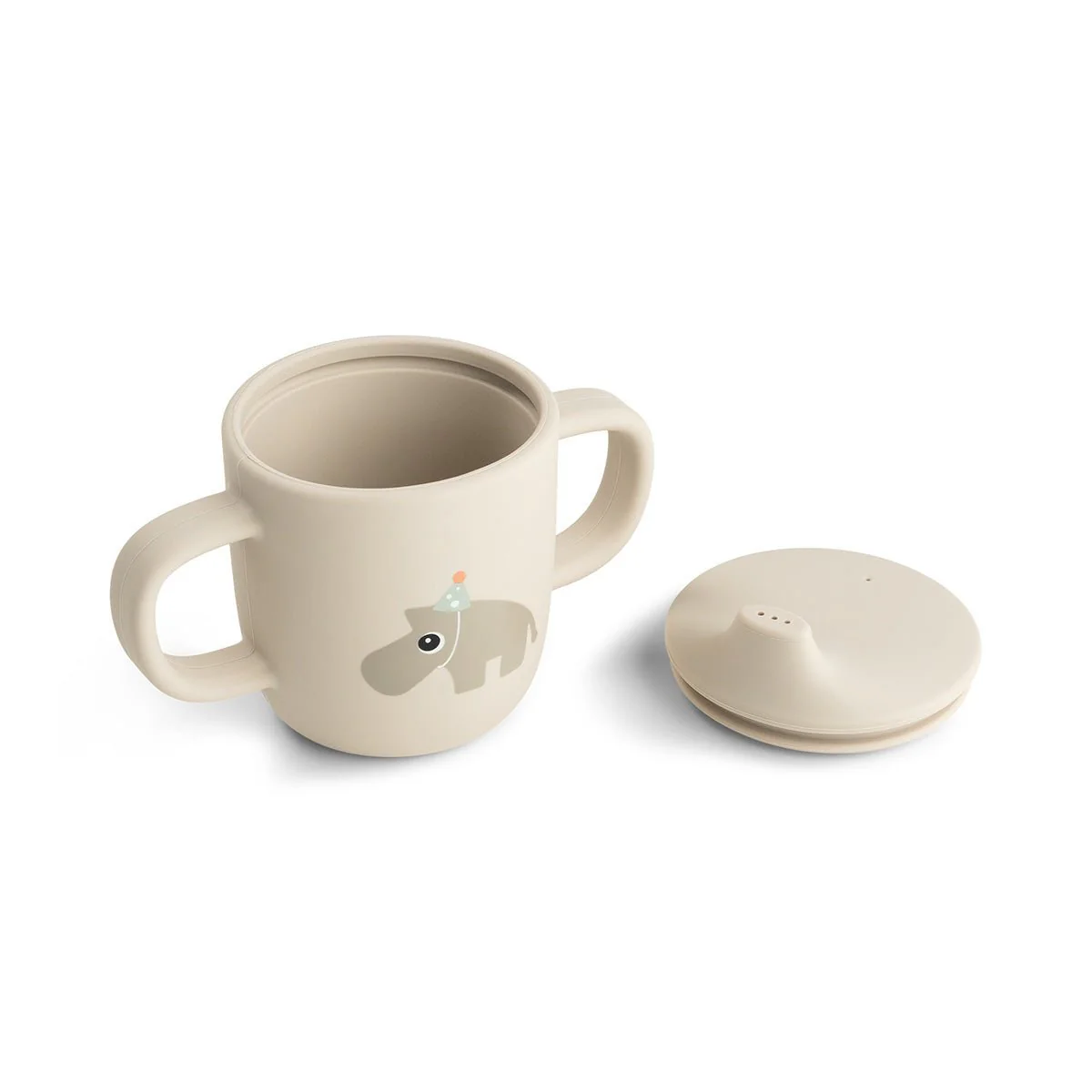 Done by Deer Drinkbeker Met Tuit En Hadvatten Celebration Sand 120Ml - Image 2