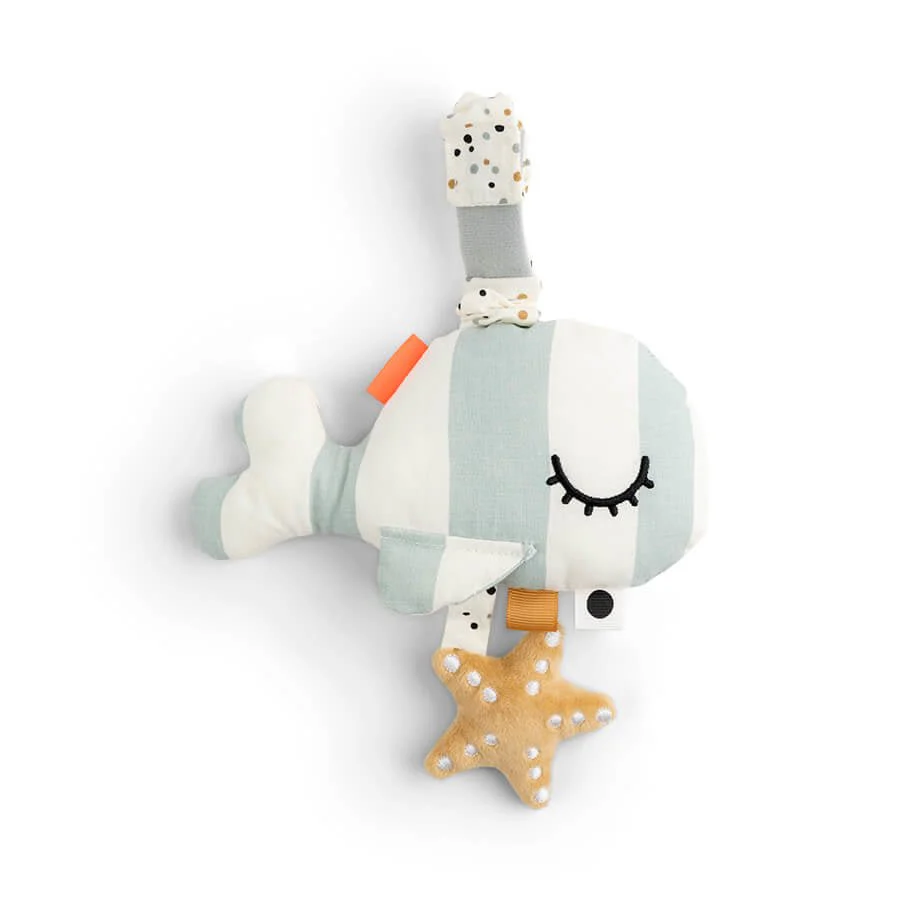 Done by Deer Hangspeeltje Set Sea Friends Blue/Mustard 2st - Image 2