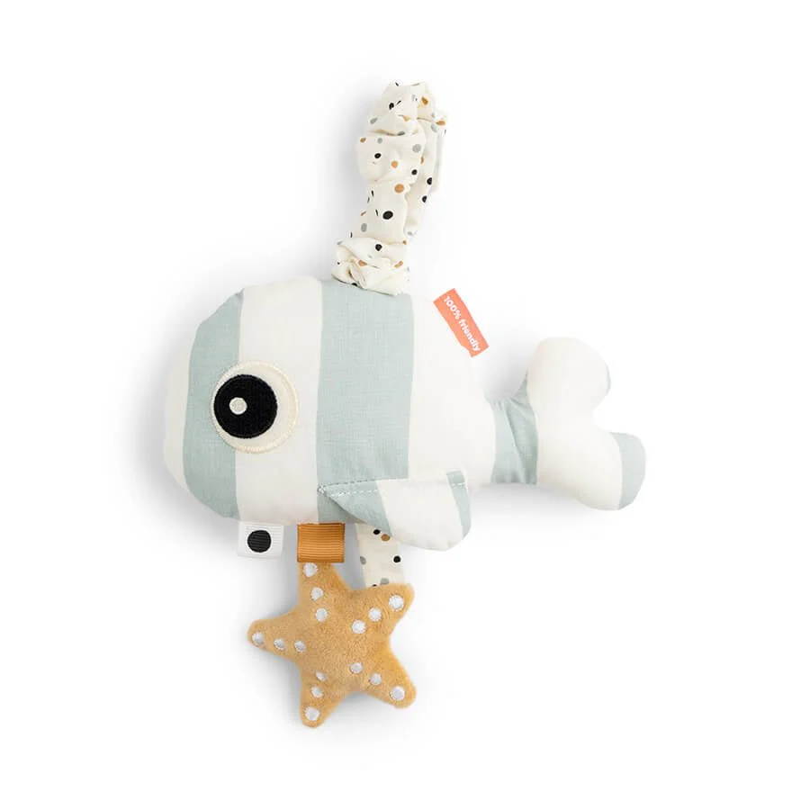 Done by Deer Hangspeeltje Set Sea Friends Blue/Mustard 2st - Image 3