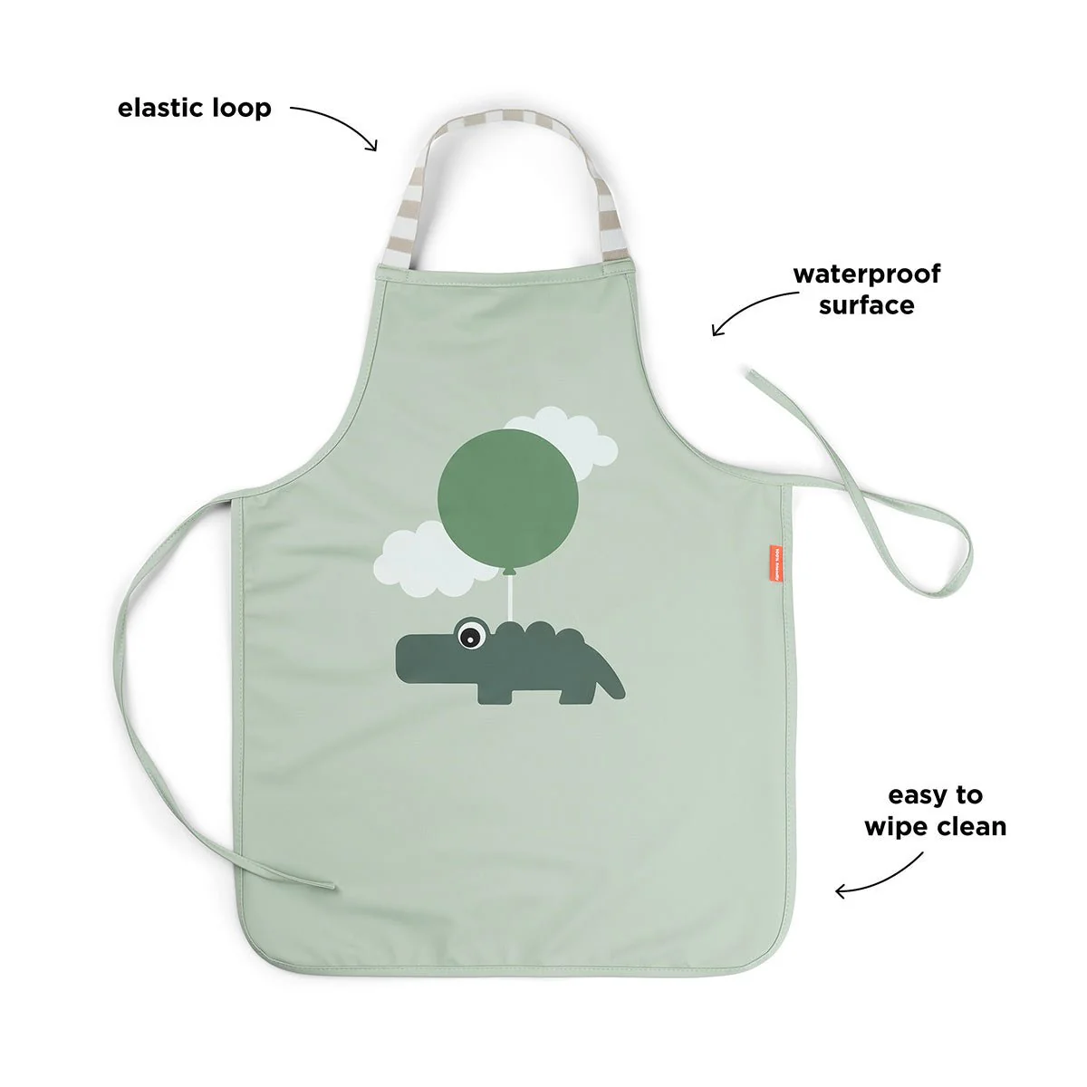 Done by Deer Kinderschort Happy Clouds Green - Image 3
