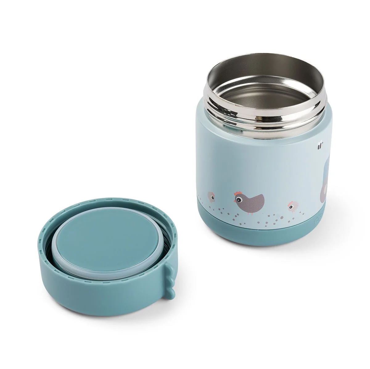 Done by Deer Opbergbakjes Tiny Farm Blauw 300Ml - Image 2
