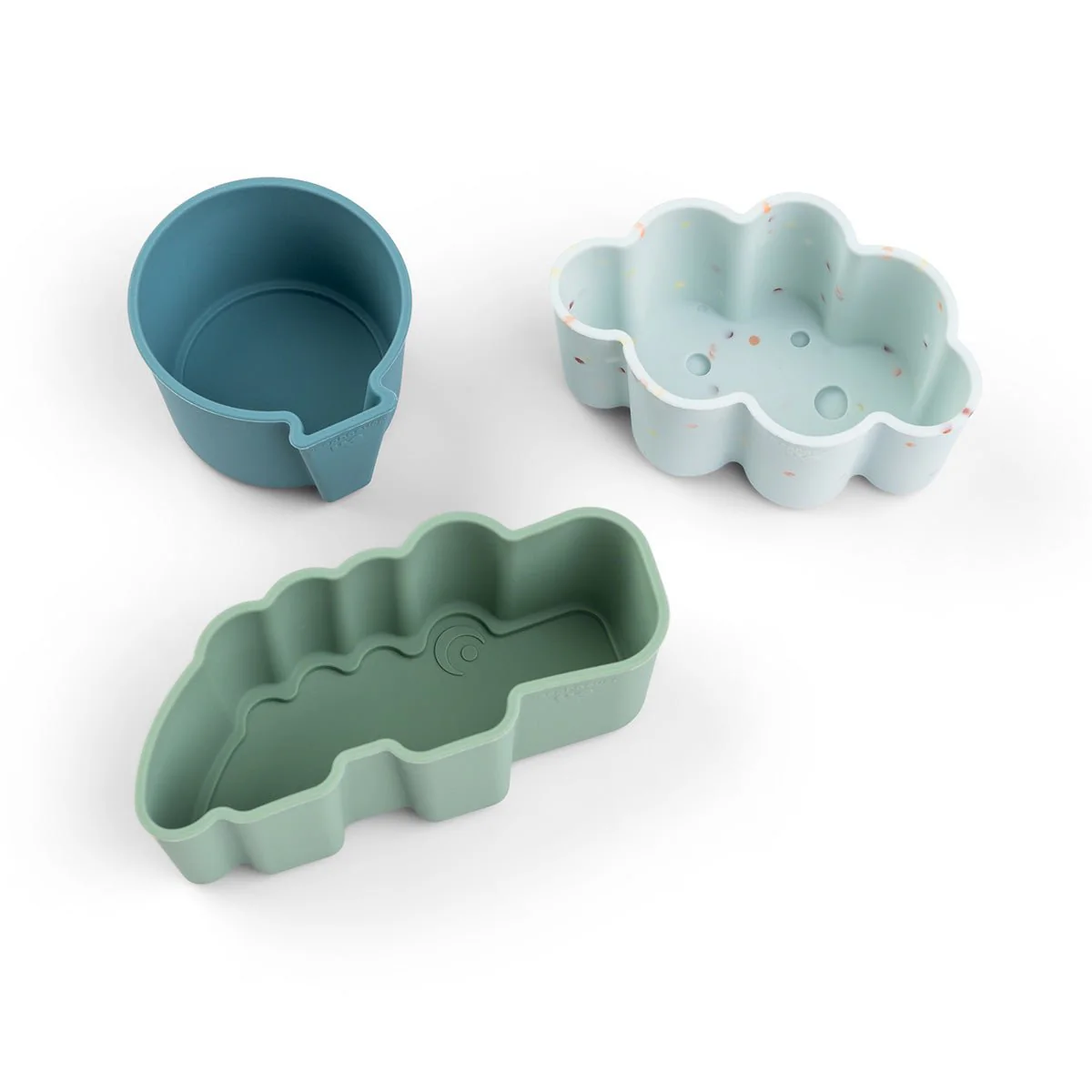 Done by Deer Snackbakje Happy Clouds Blauw 3 Stuks - Image 2