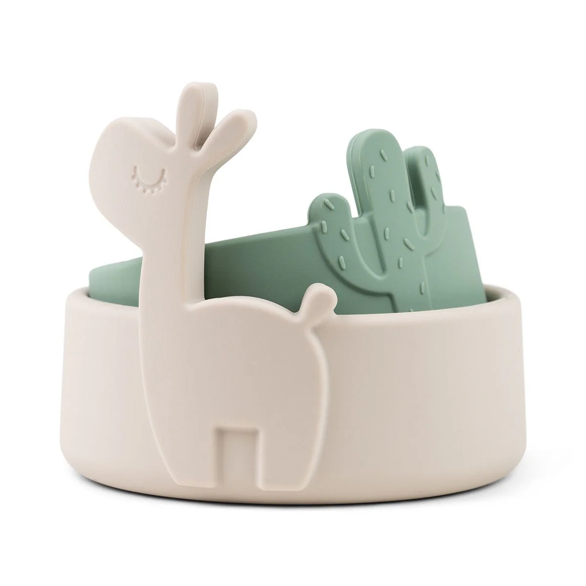 Done by Deer Snackbakje Lalee Sand/Green 2st - Image 2