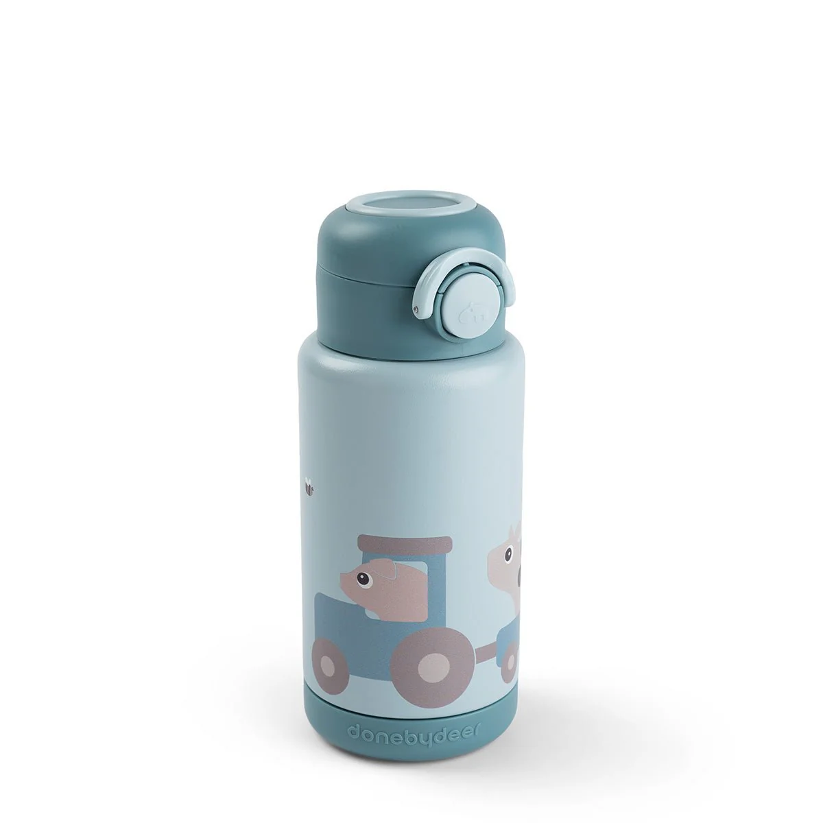 Done by Deer Thermosfles Tiny Farm Blue 340Ml