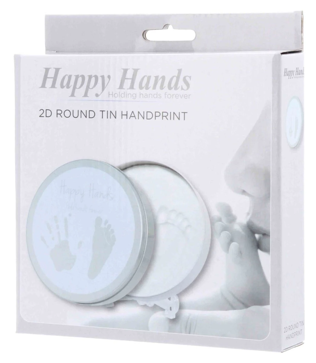 Dooky Afdrukset Happy Hands Rond Klei Blik - Image 4